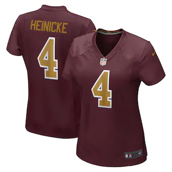 womens nike taylor heinicke burgundy washington footbal_002